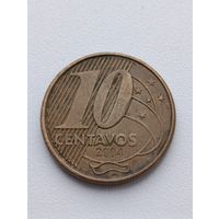Бразилия. 10 сентаво 2004 года. (4)
