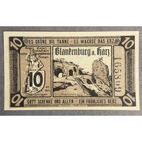 Нотгельд Бланкенбурга-на-Гарце, 10 пфеннигов 1920 год. Веймарская республика.