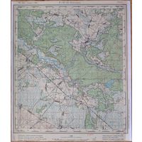 Засковичи (Молодеченский р-н). Копия карты 1:50000. 1938 г.