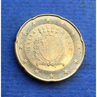 Мальта 20 евроцентов 2020