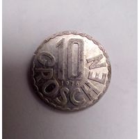 Австрия 10 грошей 1974 г