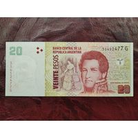 20 песо Аргентина 2003 г.