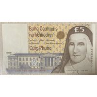 Банкнота Ирландии 5 фунтов. 1996 год.