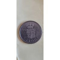 Дания 1 кроне 1977