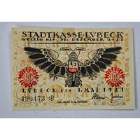 1921 год 50  пфеннигов  Германия нотгельд