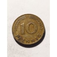 Германия 10 пфенинг 1950 D