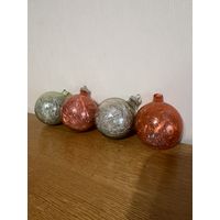 Ёлочная игрушка СССР !!! ТОЛСТОЕ СТЕКЛО!!! РЕДКИЕ !!! С РУБЛЯ!!!