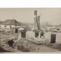Фото ПМВ . Передавая траншея ,после обстрела, восточный фронт.Из альбома 4 армии австро-венгрии.Оригинал!