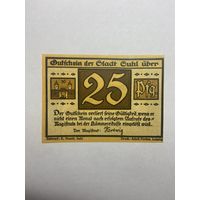 25 пфенингов (нотгельды) г. Германия.-1012