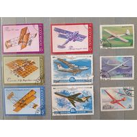 Марки история авиации 1974 1979 1983 СССР