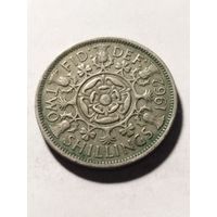 Великобритания 2 шиллинга 1962