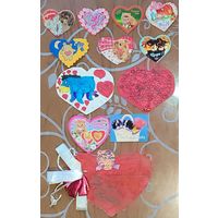 Набор подписанных валентинок