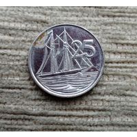 Werty71 Каймановы острова 25 центов 2008 Корабль