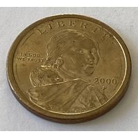 1 доллар США 2000 г., Сакагавея, США