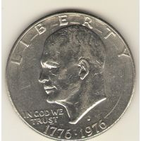 1 доллар 1976 г. 200 лет независимости США.