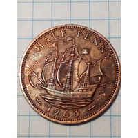 1.2 пенни Великобритания 1963 год.