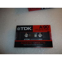 Винтажная Чистая аудиокассета TDK А-90. JAPAN