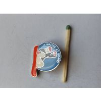 Знак значок, мастер на доске, тяжмет