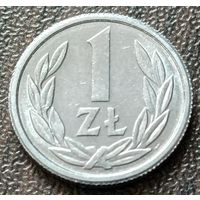 Польша 1 злотый, 1990     ( 2-3-6 )