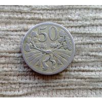 Werty71 Чехословакия 50 геллер 1922