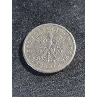Польша 20 грошей 2007