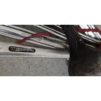 Лот кухонной утвари. Мельхиоровые ложки крупные. Плетение. Подстаканники легкие. СССР