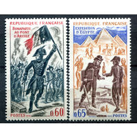 Франция - 1972г. - история Франции. Наполеон Боннапарт, экспедиция в Египт - 2 марки - полная серия, MH [Mi 1812-1813]. #2-Fr-39-A-1