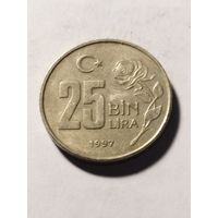 Турция 25000 лир 1997