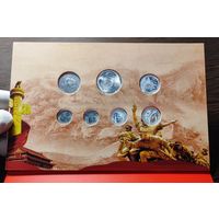 Северная Корея, набор из 7 монет в буклете, 70 лет победы