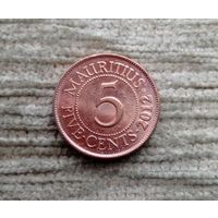 Werty71 Маврикий 5 центов 2012