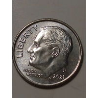 10 центов  США 2021 P  год