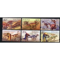 Польша 2000. Динозавры. 6 марок Mi 3811-16