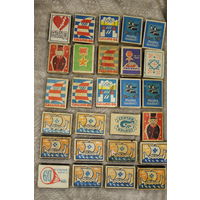 Мини-коллекция спичечных коробков СССР 27 ШТУК