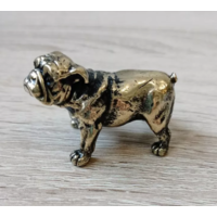 Статуэтка миниатюра Английский бульдог Бронза