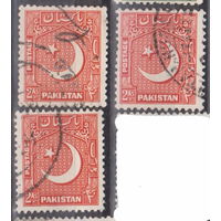 Герб звезда и полумесяц Пакистан 1949 год  лот 6 ВНИМАНИЕ!!! Цена за 1-у марку на Ваш выбор