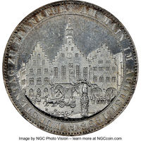 1 талер 1863 Франкфурт NGC MS63