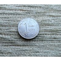 Werty71 Французская Западная Африка 1 франк 1977