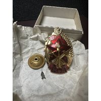 Знак. МВД. Лучшему работнику / Отличнику пожарной охраны СССР. тяжёлый, винт, ММД