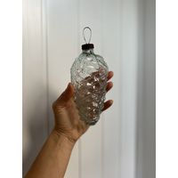 Большая елочная игрушка Шишка 19 см