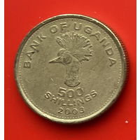34-05 Уганда 500 шиллингов 2003 г.
