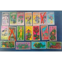 Наклейки 90-х от жвачки