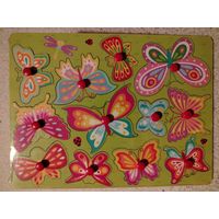 Пазл деревянный "Бабочки"