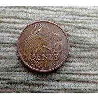 Werty71 Тринидад и Тобаго 5 центов 2003 Райская птица