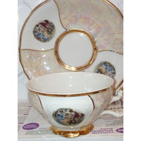 Чайная пара "БОГЕМИЯ" ЧЕХОСЛОВАКИЯ