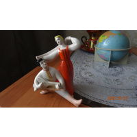 Статуэтка Русский танец ЗКХ 1973 г Полоне