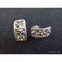 Серьги серебро СССР