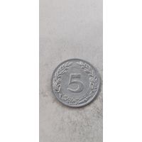 Тунис 5 милим 1960
