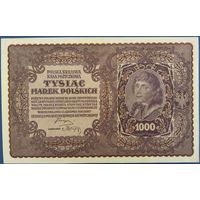 1000 марок польских. 1919 г. aUnc.