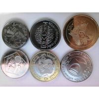 Сирия 6 монет чек. блеск с рубля