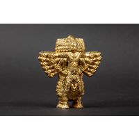 Острова Кука 20 долларов 2021г. "Равана, Король Демонов 3D". 24K Gilded. Монета в подарочном футляре; сертификат; номер монеты на аверсе; коробка. СЕРЕБРО 93,30гр.(3 oz).